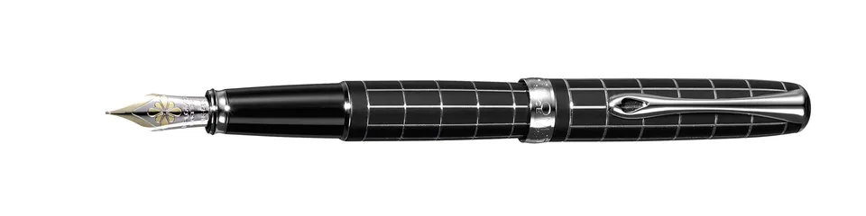 diplomat-excellence-a-f-llhalter-lapis-schwarz-raute-m-14-kt image 1
