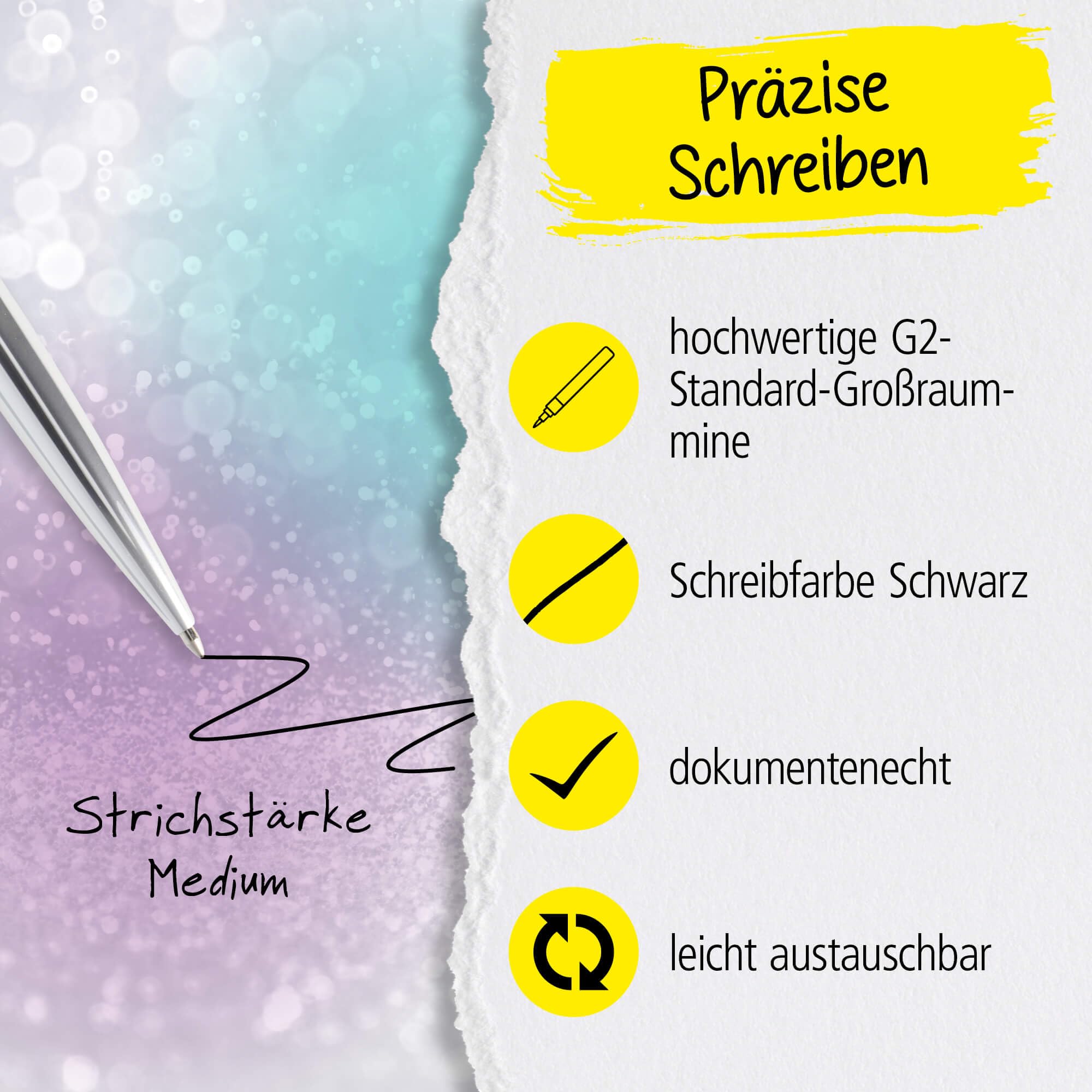 online-crystal-pen-kugelschreiber-silver-strass-midi-geschenkbox image 4