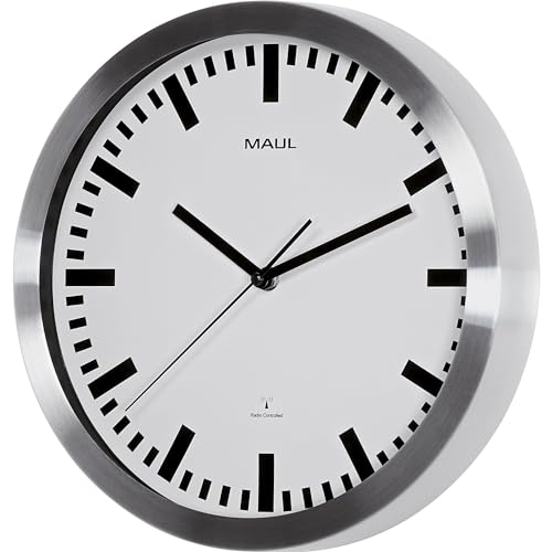 maul-wanduhr-maulpilot-30-cm-wei-funk-silber image 7