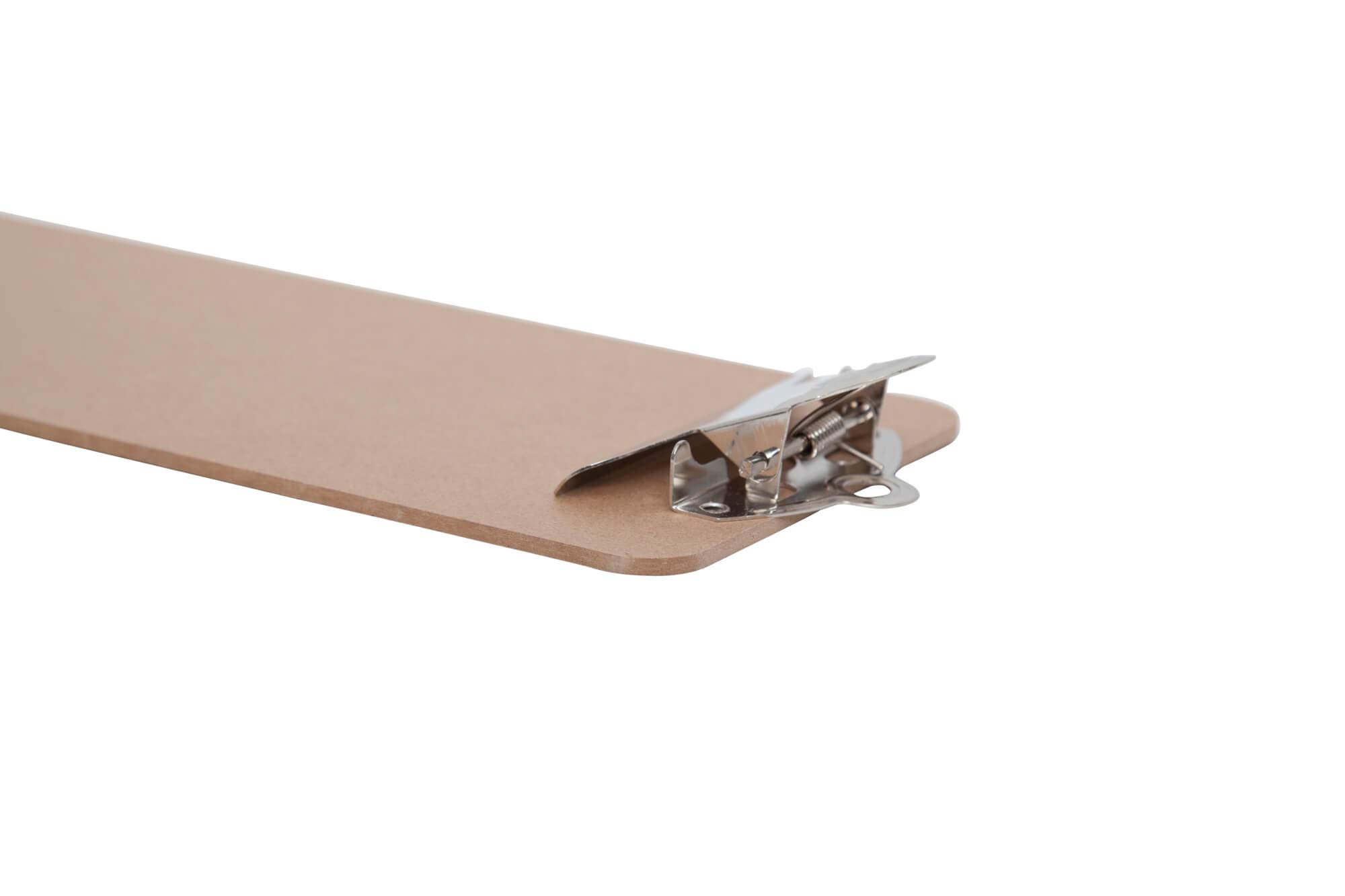 maulbill-klemmbrett-braun-hartfaser-holz-mit-stahlclip image 5