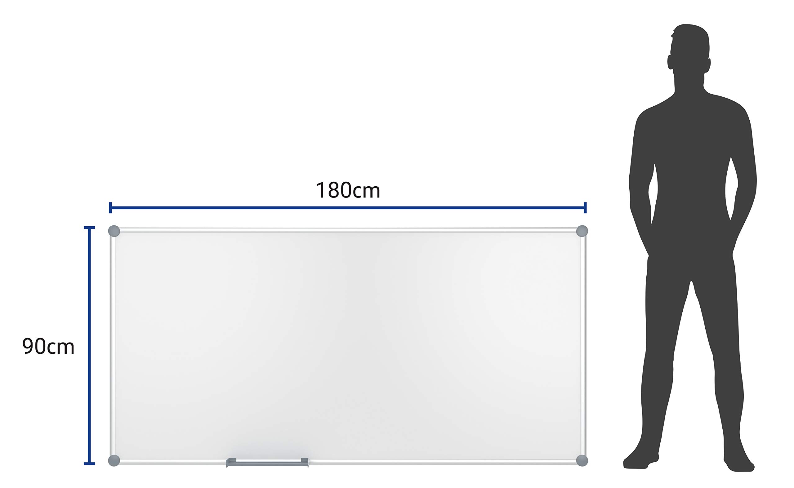 maul-maulpro-whiteboard-2000-90-x-180-cm-magnetisch-grau image 2