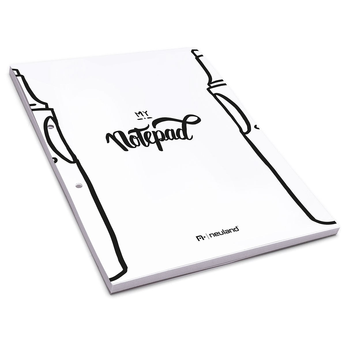 neuland-mynotepad-notizblock-din-a4-punktraster-50-blatt image 1