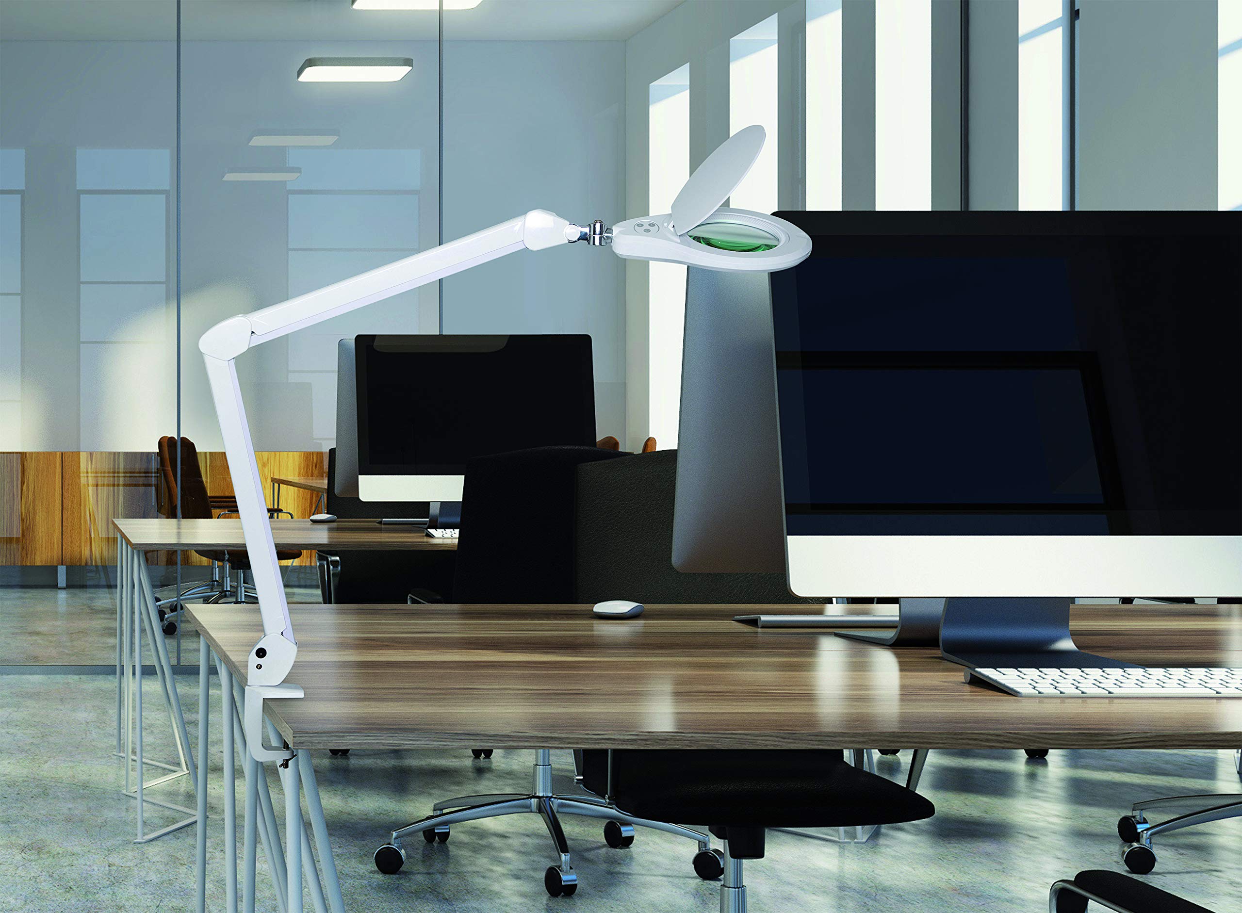 maul-maulsource-lupenlampe-led-wei-dimmbar-mit-tischklemme image 2