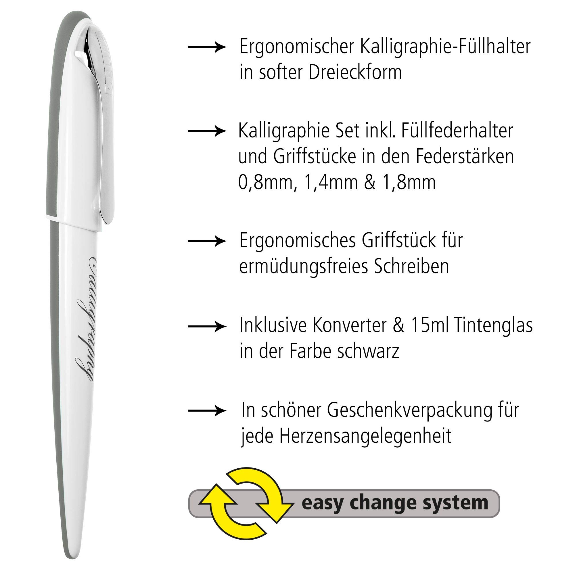 online-air-kalligrafie-set-in-herzbox-sch-nschreibf-ller-wei-mit-3-federn image 3