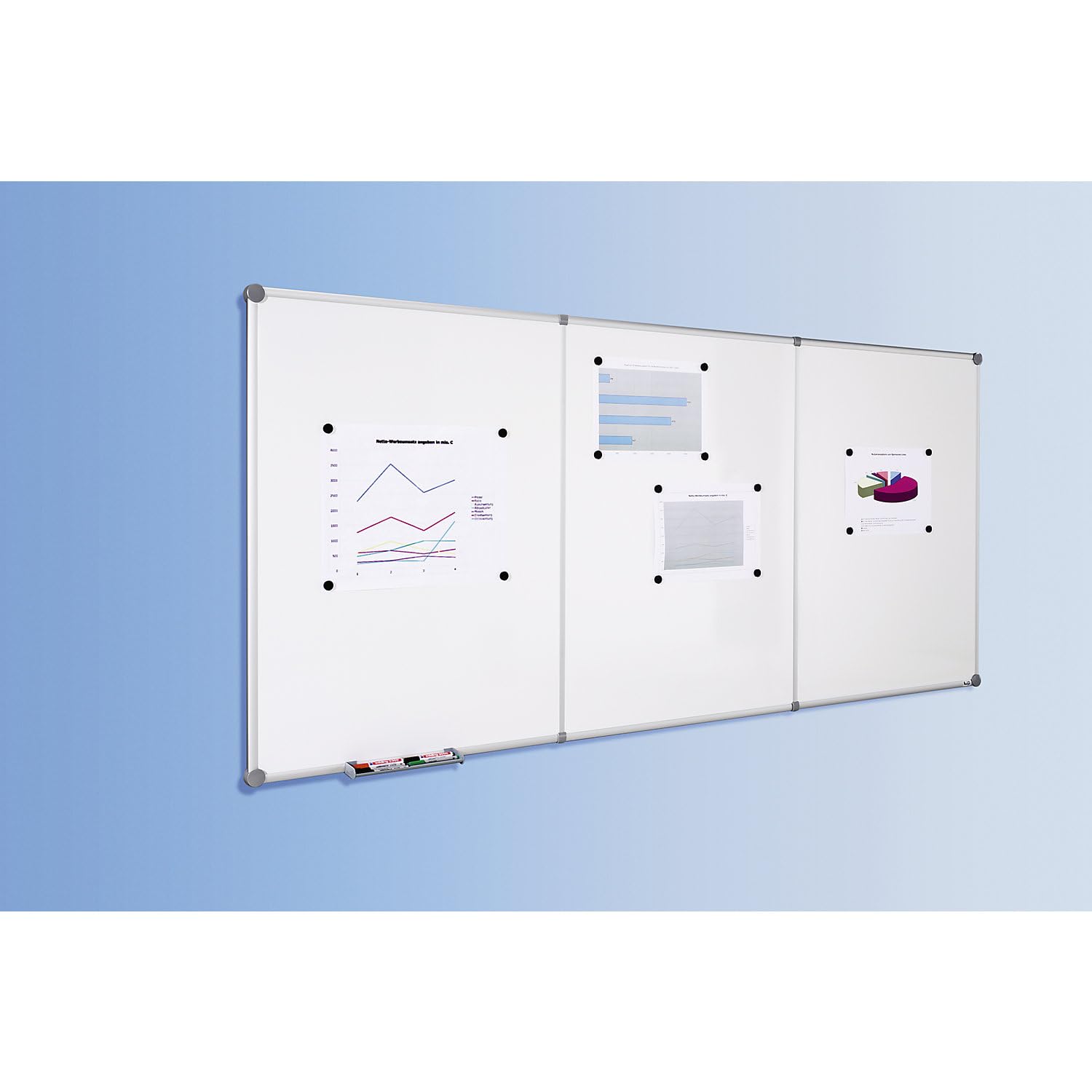 maul-maulpro-endlos-whiteboard-magnetisch-hochformat-stiftablage image 3