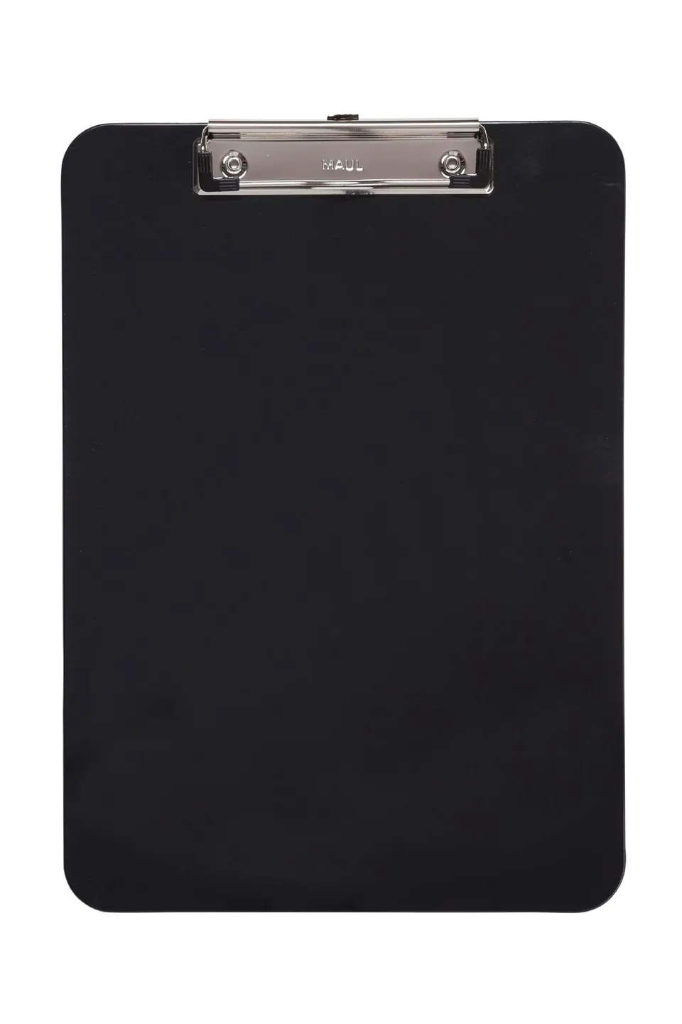 maul-klemmbrett-a4-schwarz-stabile-b-gelklemme-3-mm-kunststoff image 1