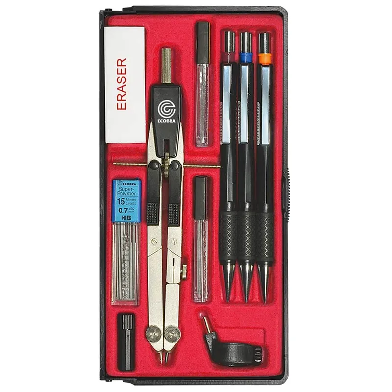 ecobra-schnellverstell-zirkel-set-speedmaster-10-tlg-messing image 1