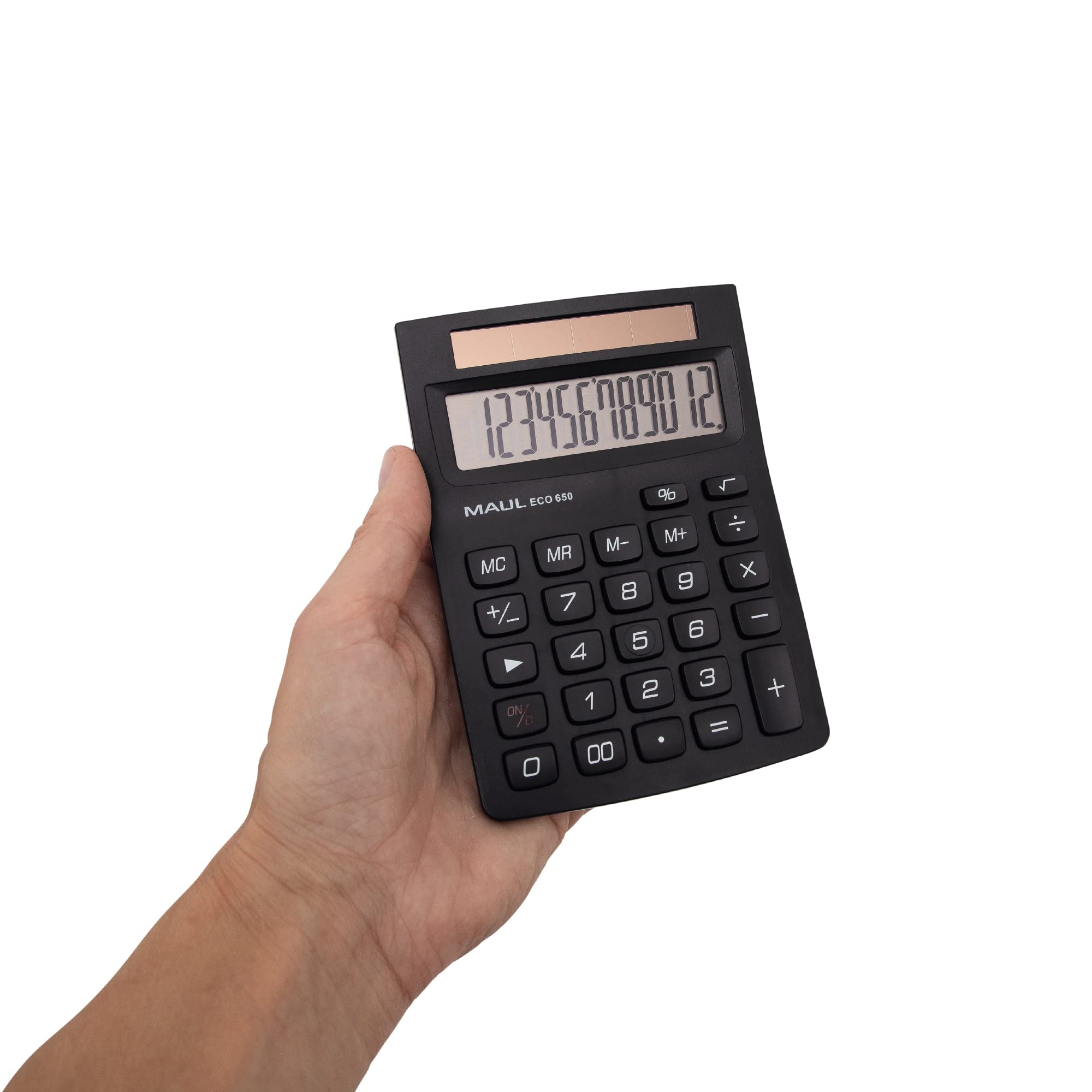 maul-tischrechner-eco-650-schwarz-12-stellig image 4