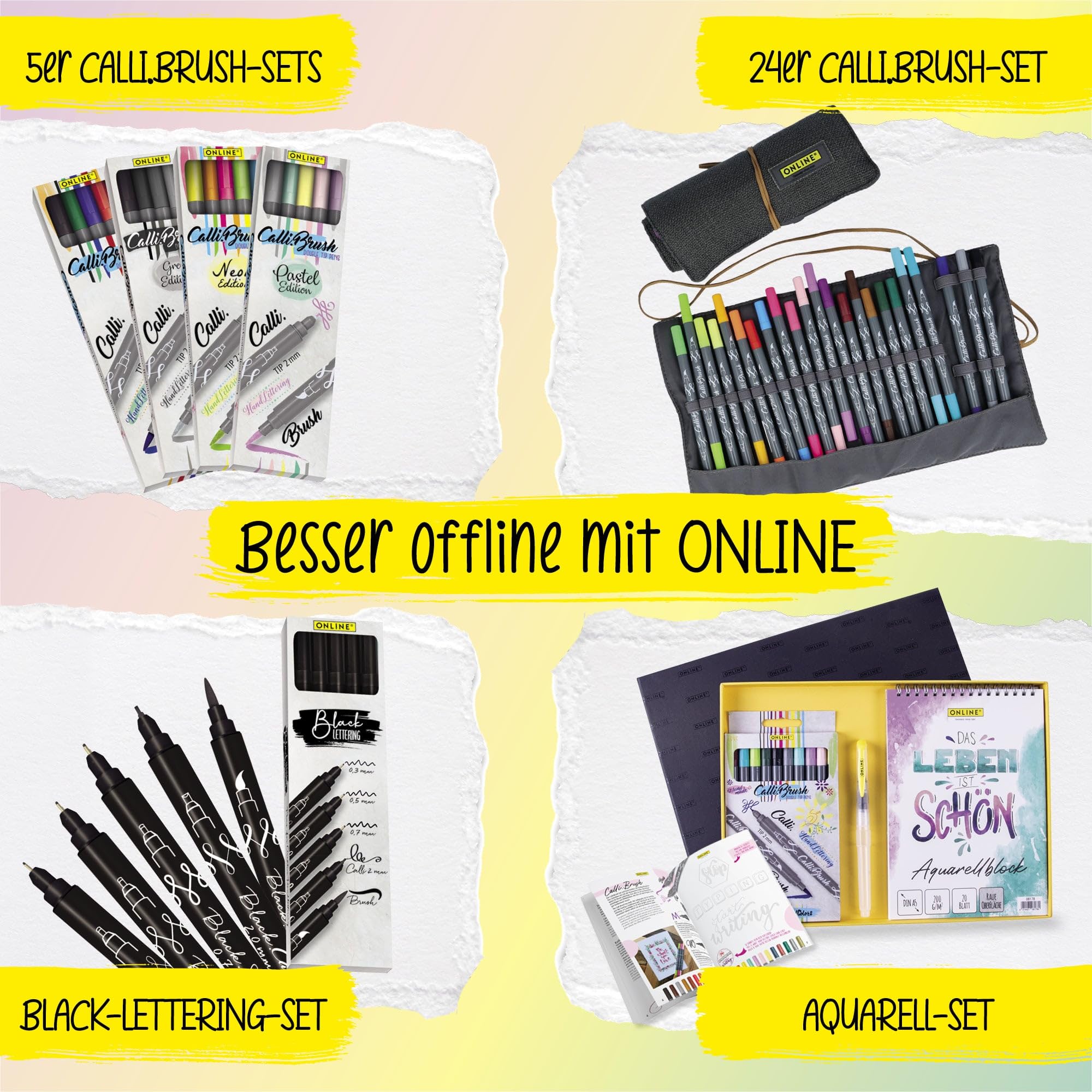 online-calli-brush-pen-19052-6-double-tip-schwarz-handlettering-brush-pen image 6
