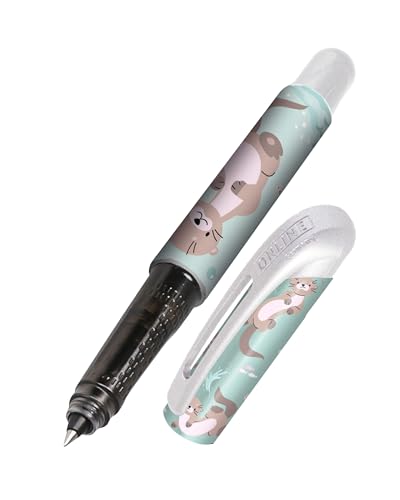 online-college-otter-tintenroller-ergonomisch-mit-kombipatrone-blau image 7