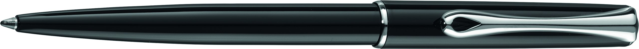 diplomat-traveller-kugelschreiber-lack-schwarz-easyflow image 1