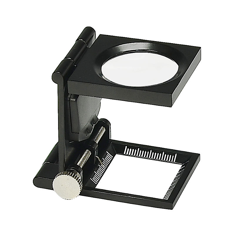 ecobra-led-fadenz-hler-metall-messlupe-5x-ausschnitt-26-x-26-mm image 1