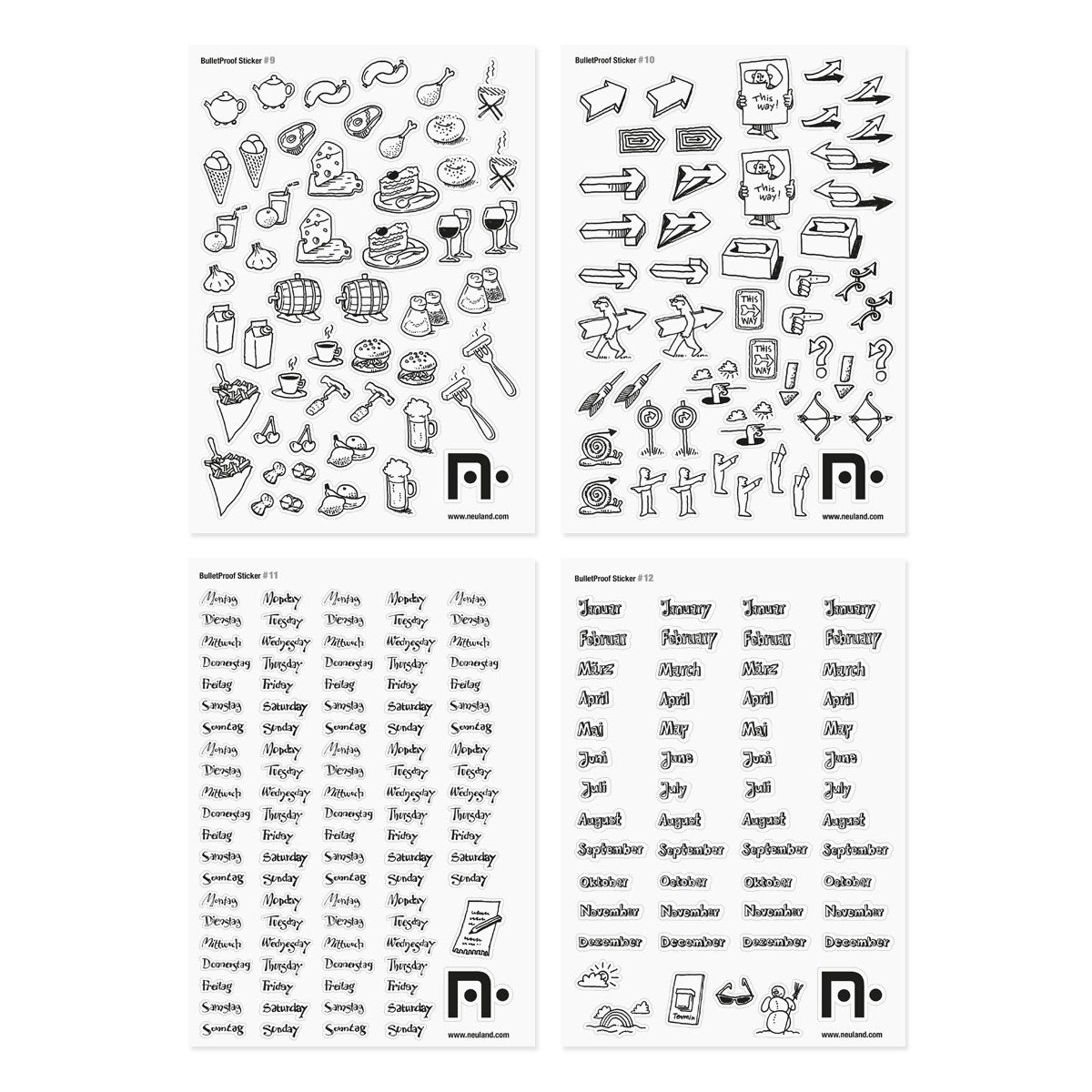 neuland-motiv-sticker-set-bulletproof-kleine-gr-e image 5