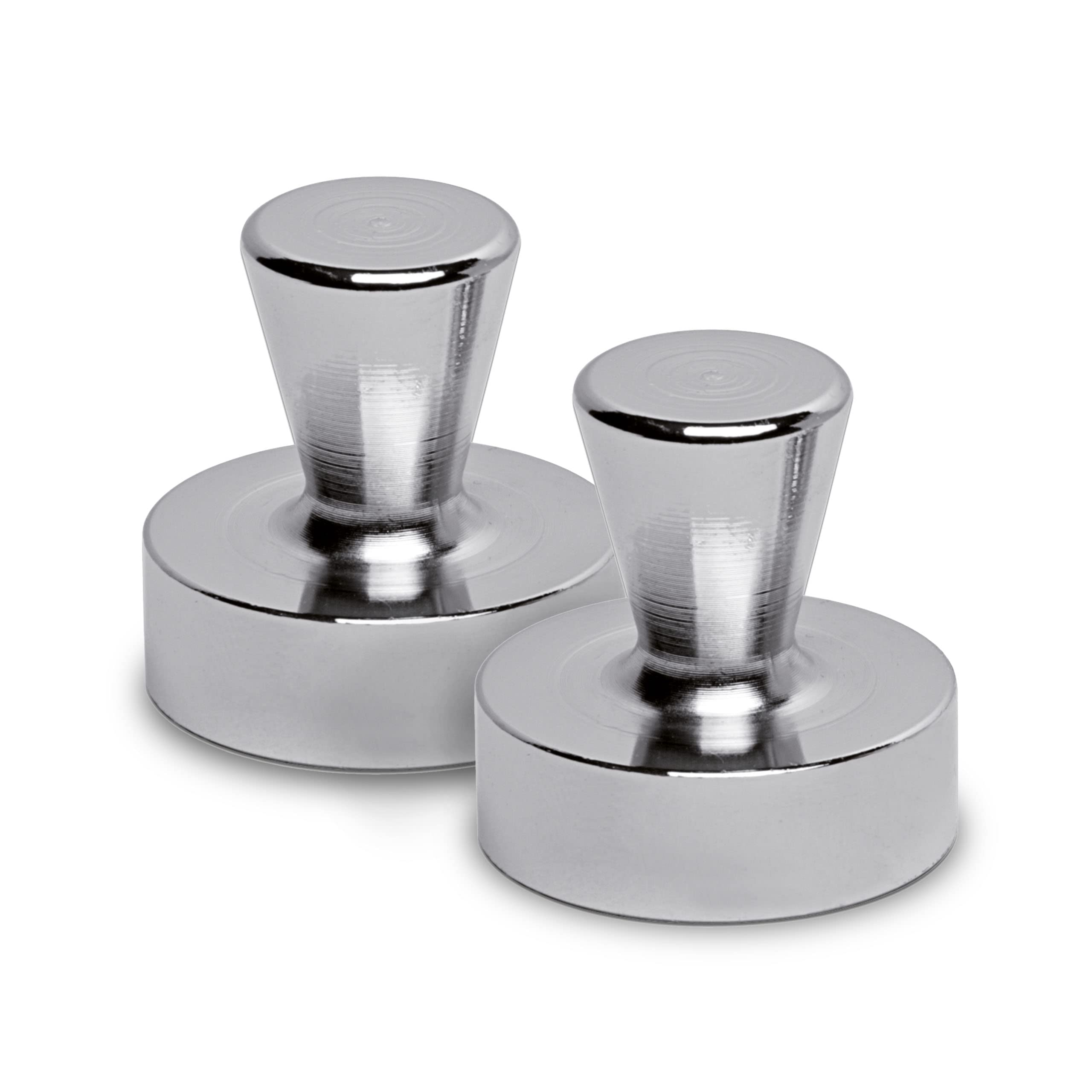 maul-neodym-kegelmagnet-silber-22-kg-haftkraft-2er-set image 1