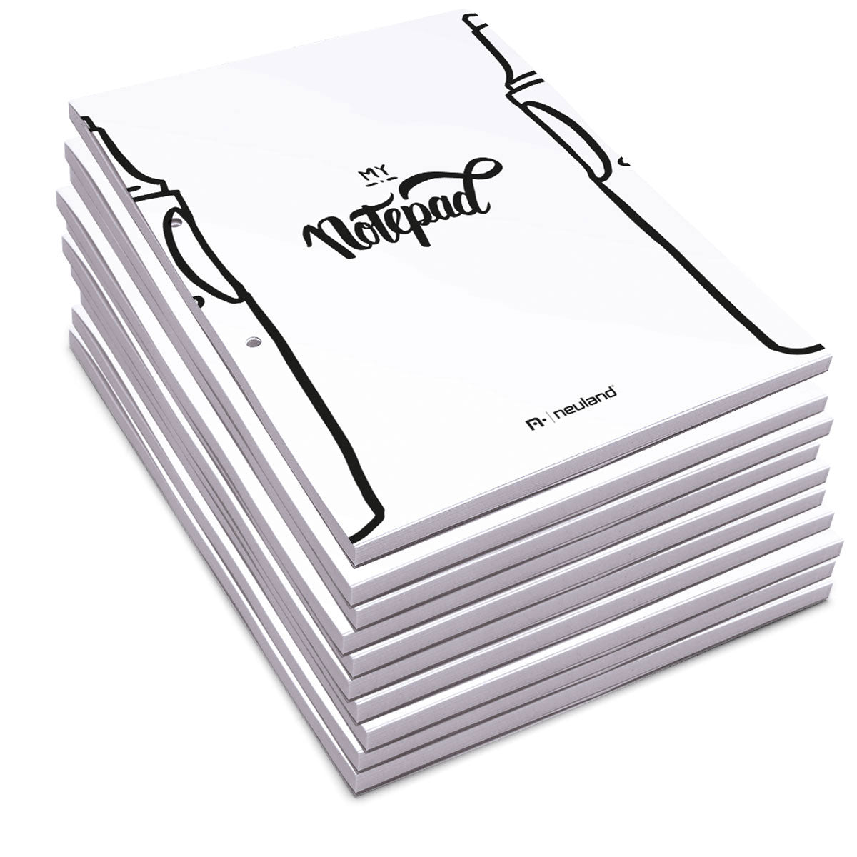 neuland-mynotepad-notizblock-din-a4-punktraster-50-blatt image 2