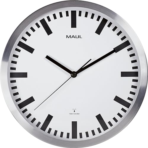maul-wanduhr-maulpilot-30-cm-wei-funk-silber image 5