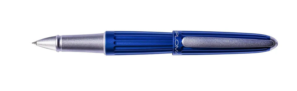 diplomat-aero-tintenroller-blau-aluminium-drehmechanik-etui image 1