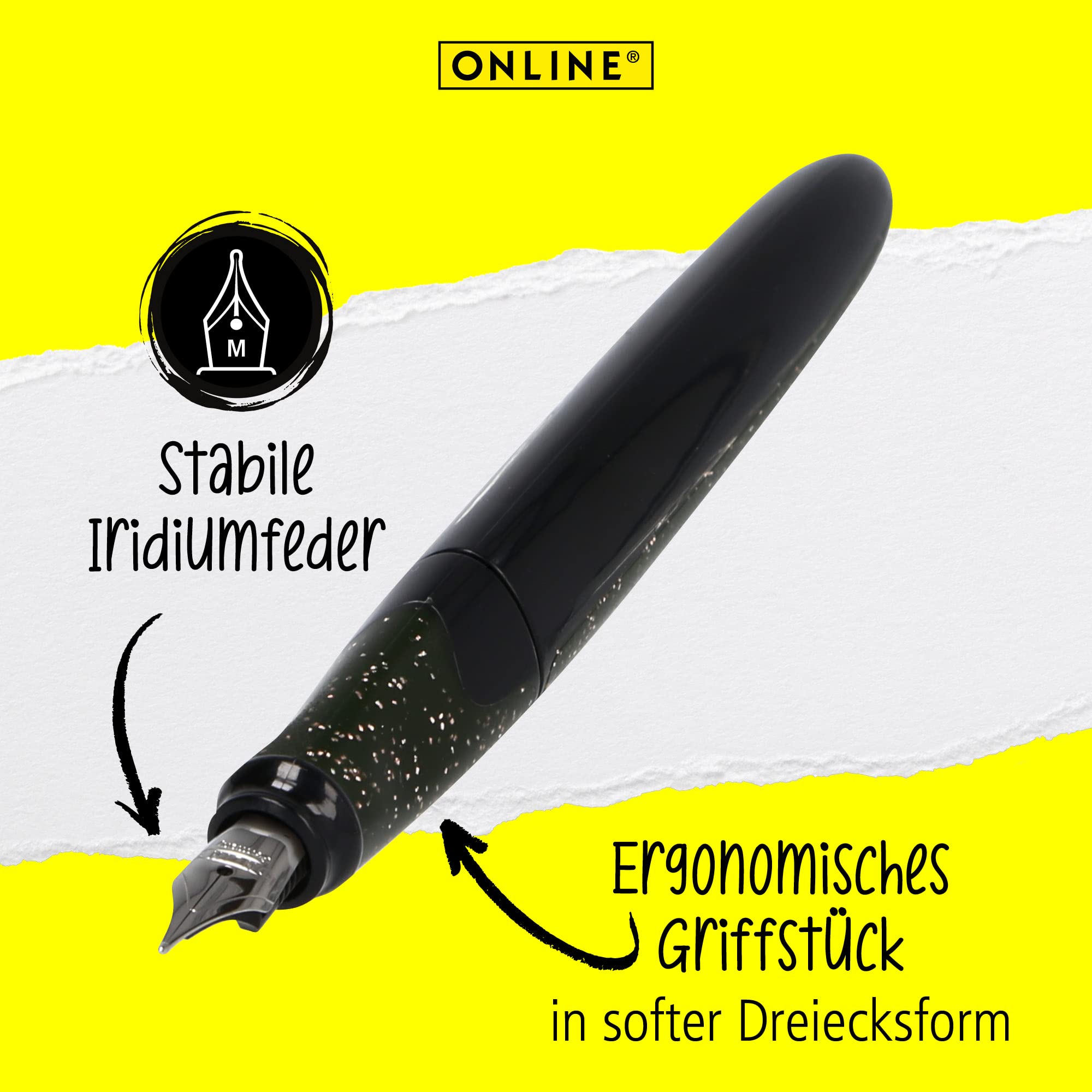 online-f-ller-air-stardust-dreiecks-f-ller-m-iridiumfeder image 2