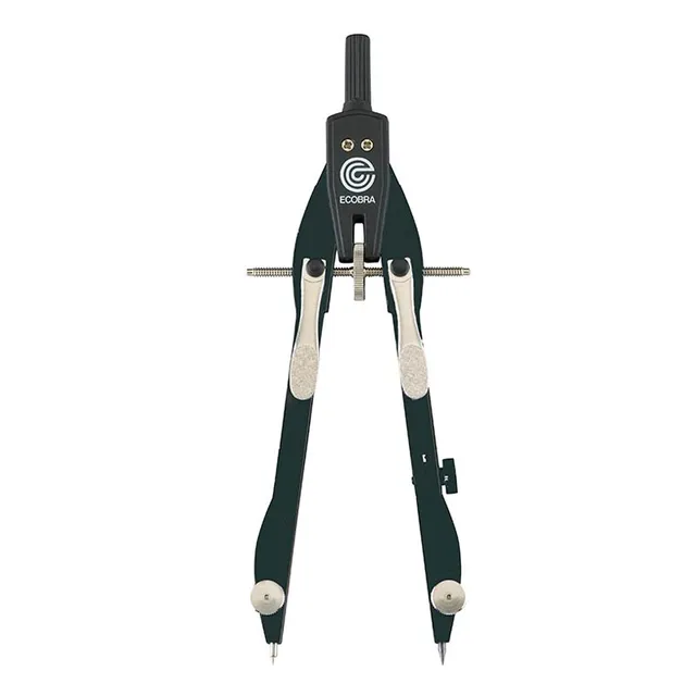 ecobra-new-master-1-schnellverstell-zirkel-schwarz-mit-metall-druckhebel image 1