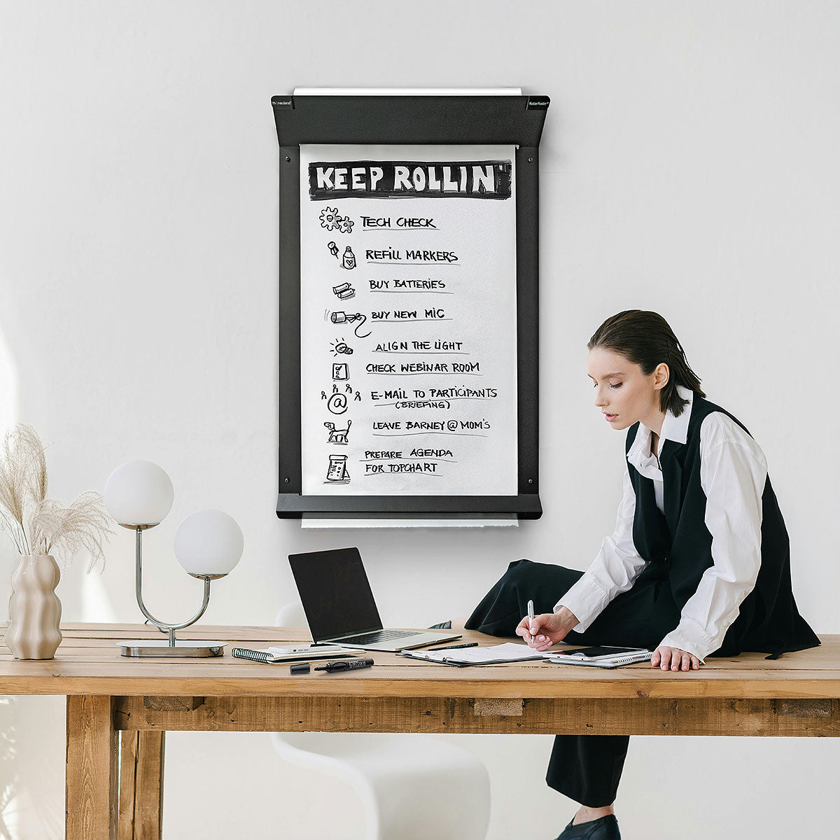 neuland-papierrolle-50-cm-25-m-80-g-zeichenpapier image 2