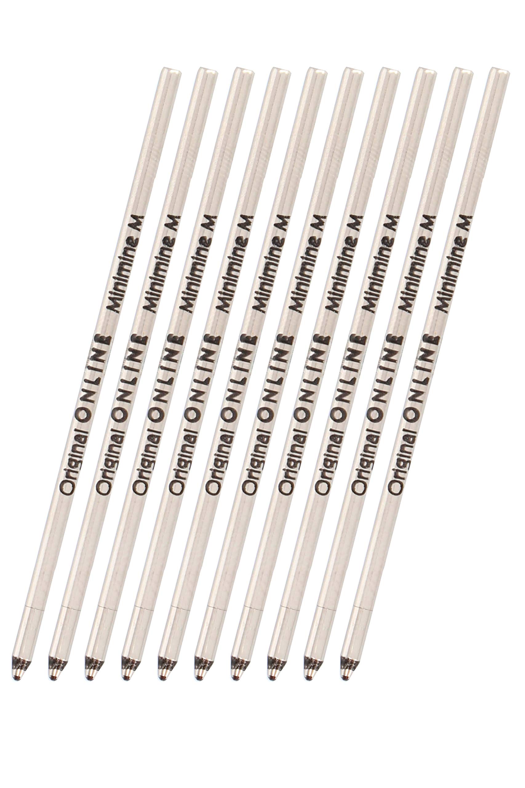 online-mini-kugelschreiberminen-d1-m-schwarz-10er-set-dokumentenecht image 1