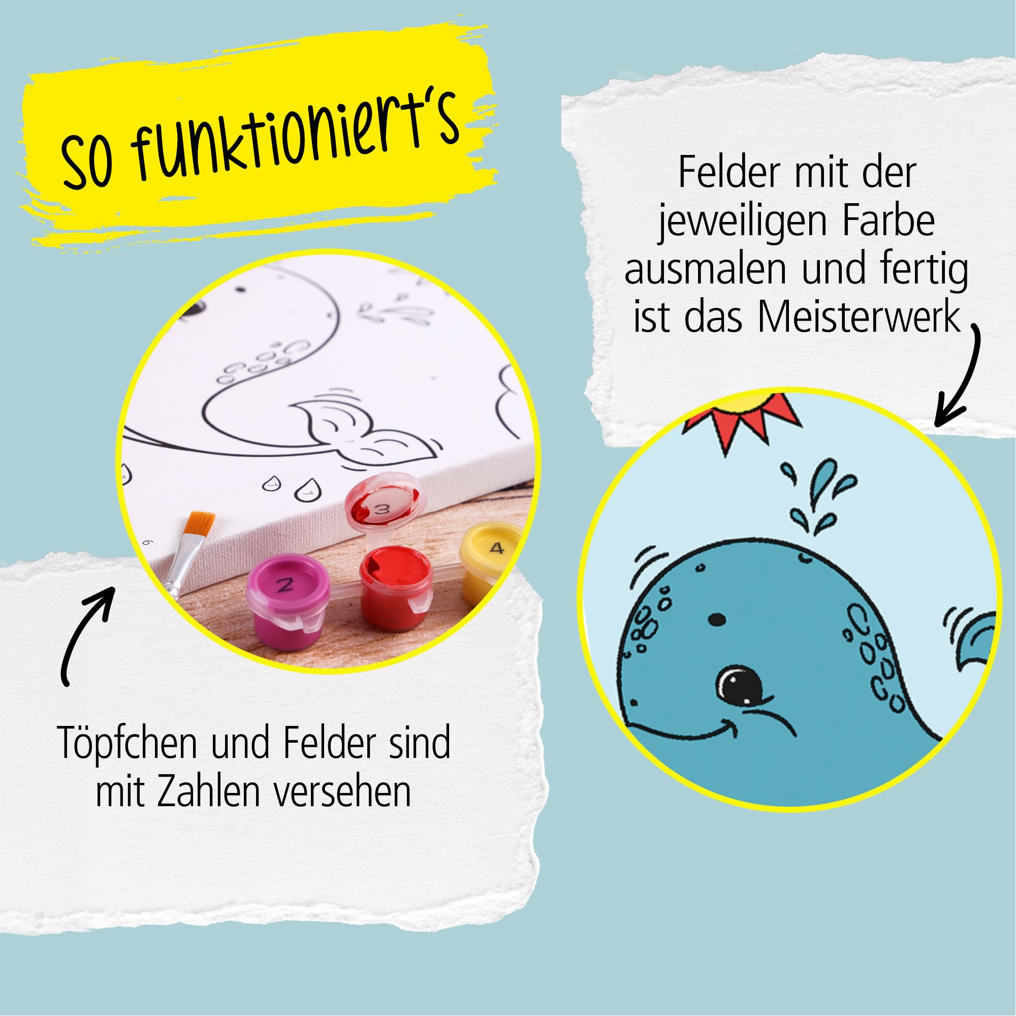 online-malen-nach-zahlen-kinder-wal-29-x-19-cm-mit-leinwand image 4