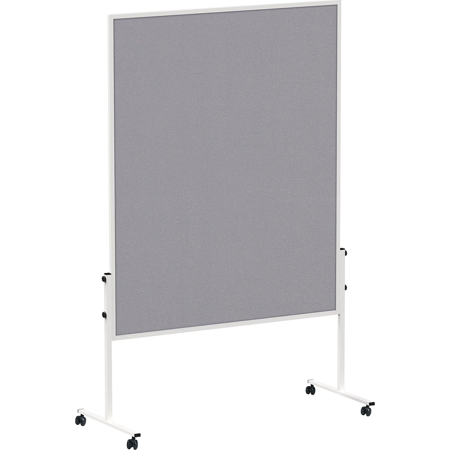 maul-maulsolid-moderationstafel-grau-mobil-beidseitig-150x120-cm-mit-alurahmen image 1