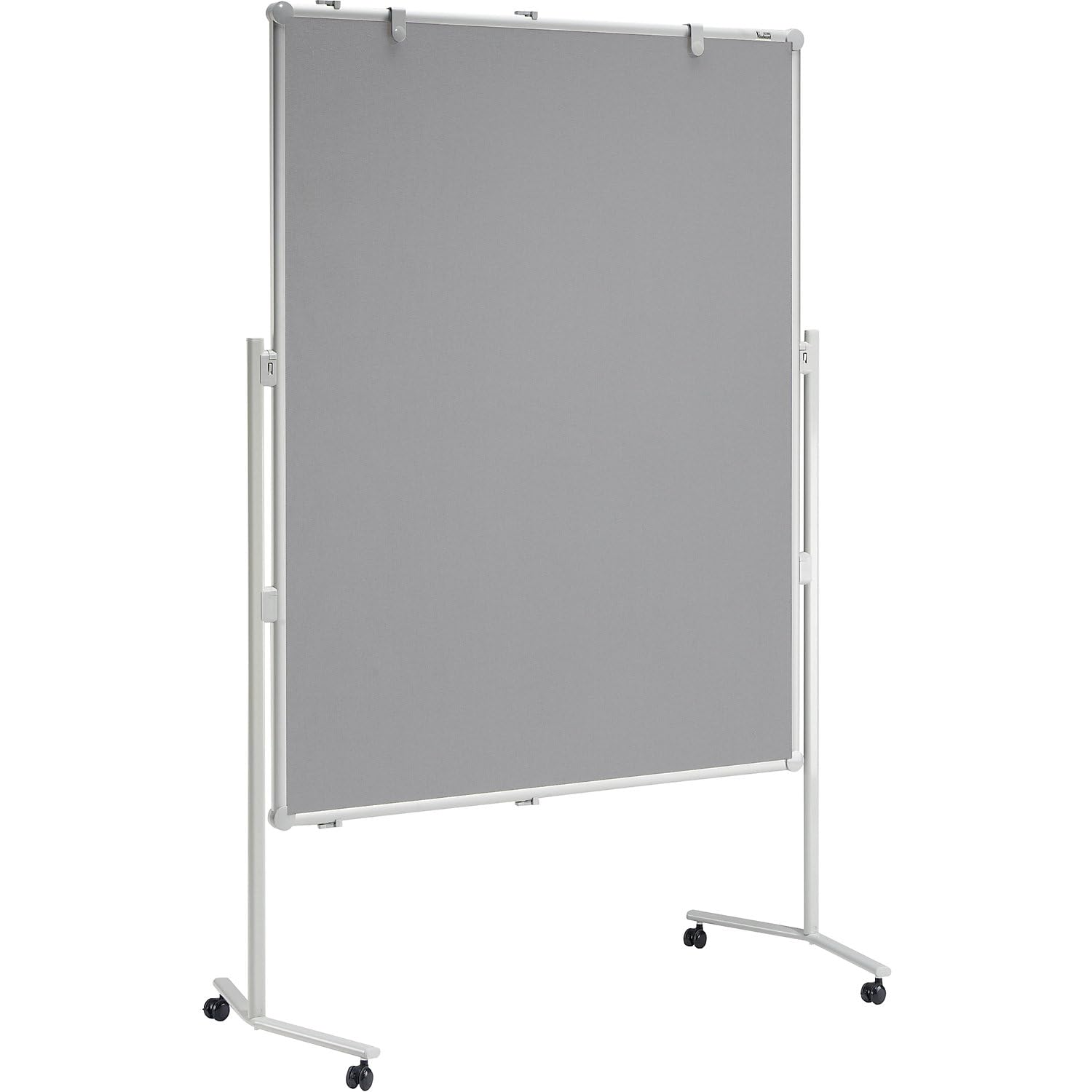 maul-maulpro-moderationstafel-150-x-120-cm-grau-mobil-mit-rollen image 1