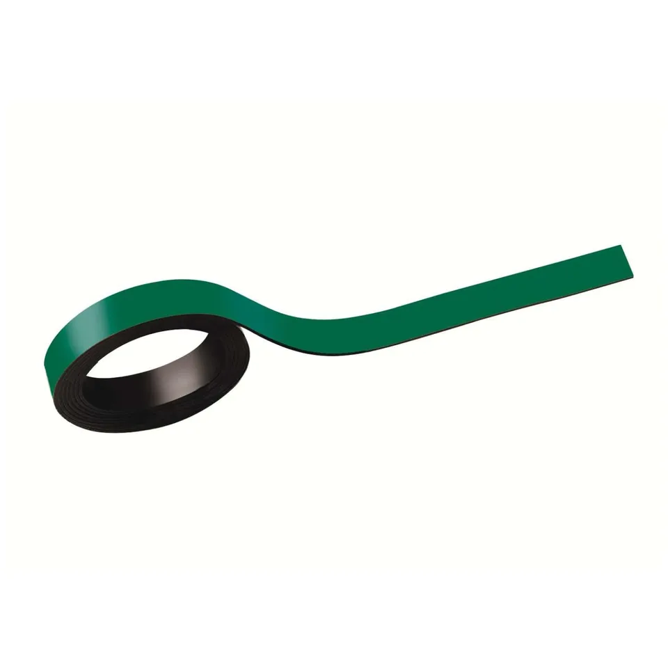 maul-magnetstreifen-gr-n-beschriftbar-2-x-1-m image 1