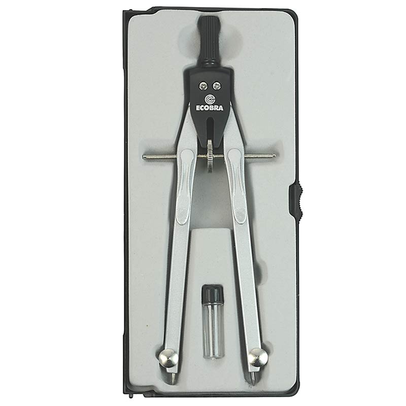 ecobra-schnellverstell-zirkel-duo-tec-silber-170-mm image 1