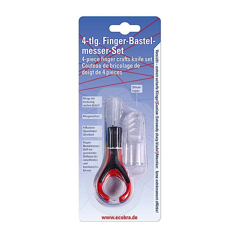 ecobra-finger-bastelmesser-4-tlg-set-mit-gummigriff image 4