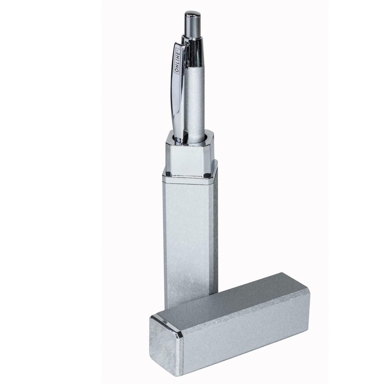online-graphite-silver-kugelschreiber-metall-druckkugelschreiber-aluminium-schwa image 5