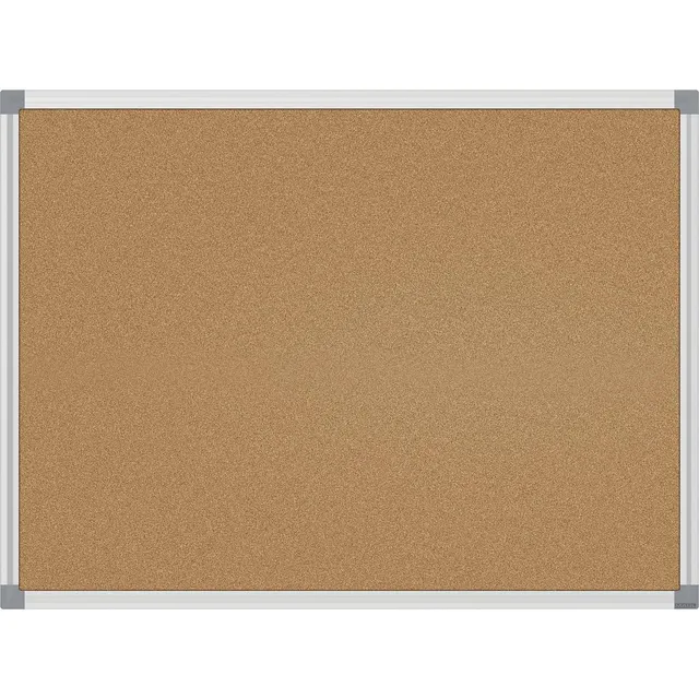 maul-kork-pinnwand-maulstandard-90-x-180-cm-braun-mit-alurahmen image 1
