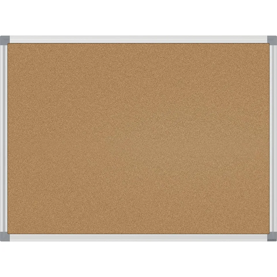 maul-kork-pinnwand-maulstandard-90-x-180-cm-braun-mit-alurahmen image 1