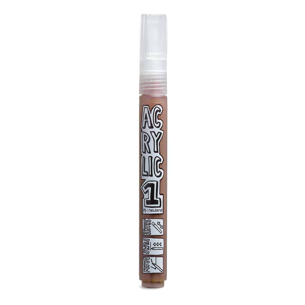 neuland-acrylicone-medium-rundspitze-2-5-mm-acryl-marker-einzelfarbe image 4