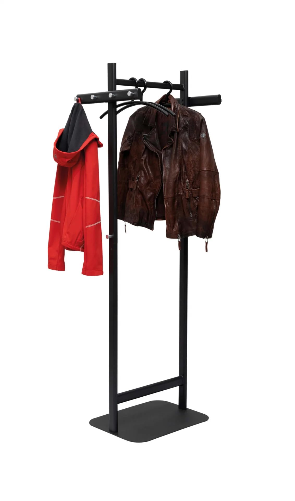 maul-maulsalsa-garderobenst-nder-schwarz-stahl-10-haken-bis-40-kg image 2
