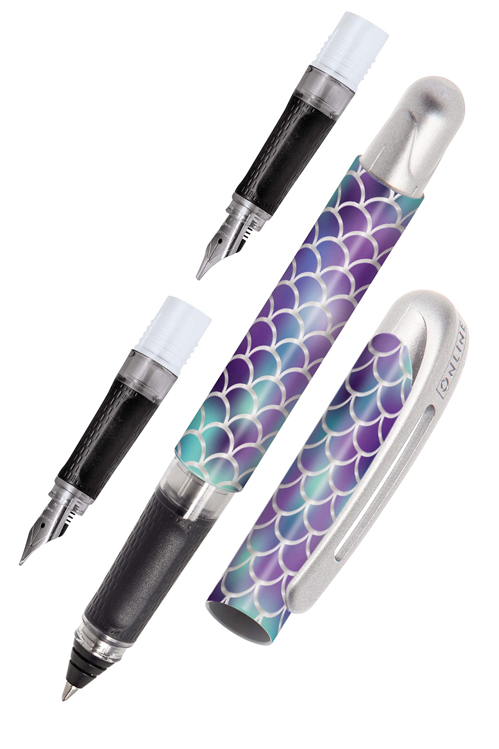 online-campus-schreibset-3-teilig-t-rkis-f-ller-rollerball-kalligraphie image 6