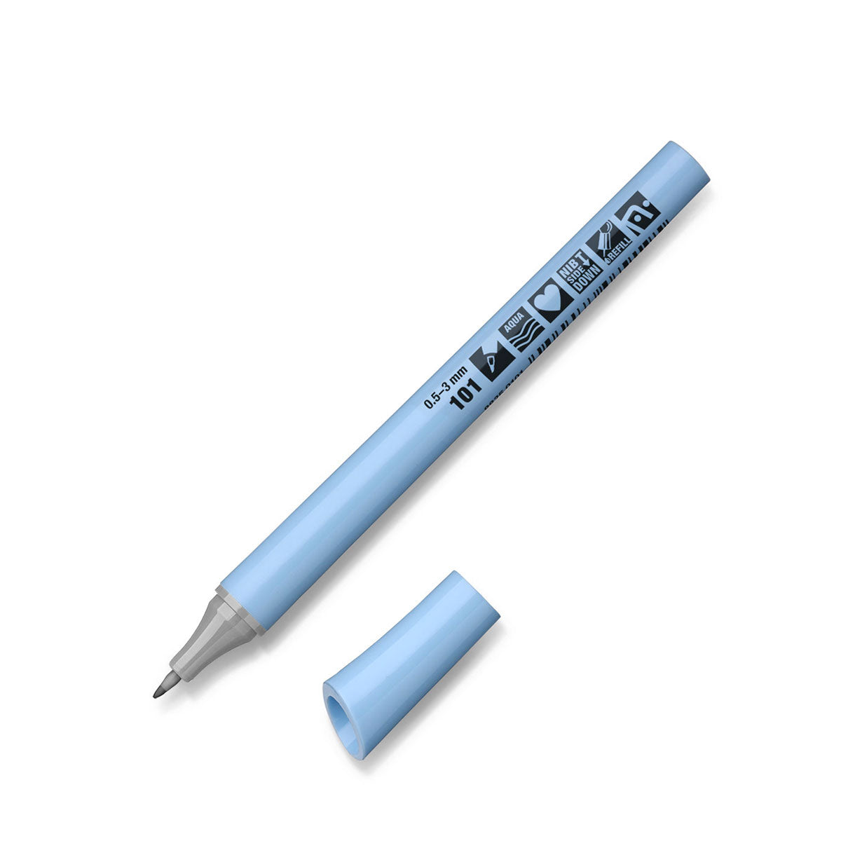 neuland-fineone-flex-faserspitze-0-5-3-mm-einzelfarbe-marker image 3
