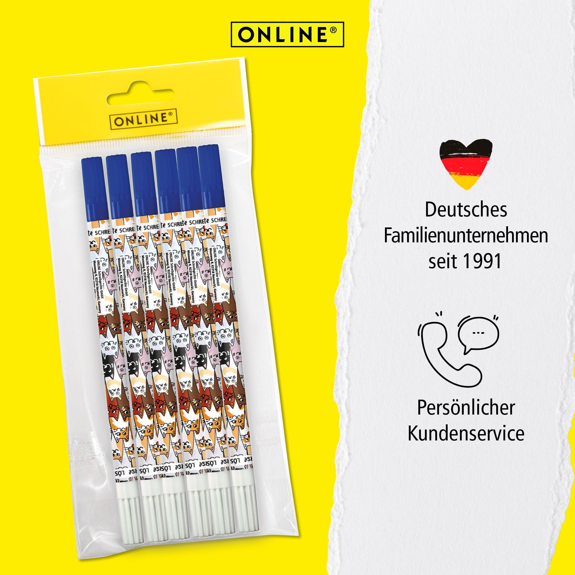 online-tintenl-scher-fluffy-cats-6er-pack-tintenkiller-blau image 6
