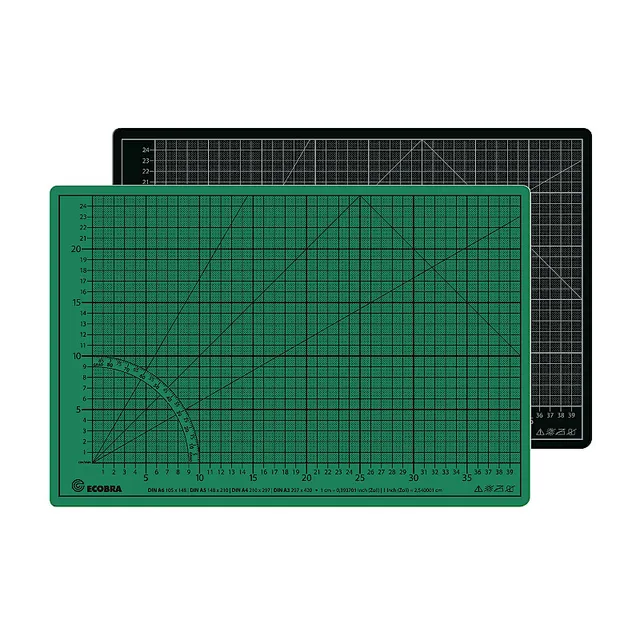 ecobra-profi-cutting-mat-schneidematte-3-mm-gr-n-schwarz image 1