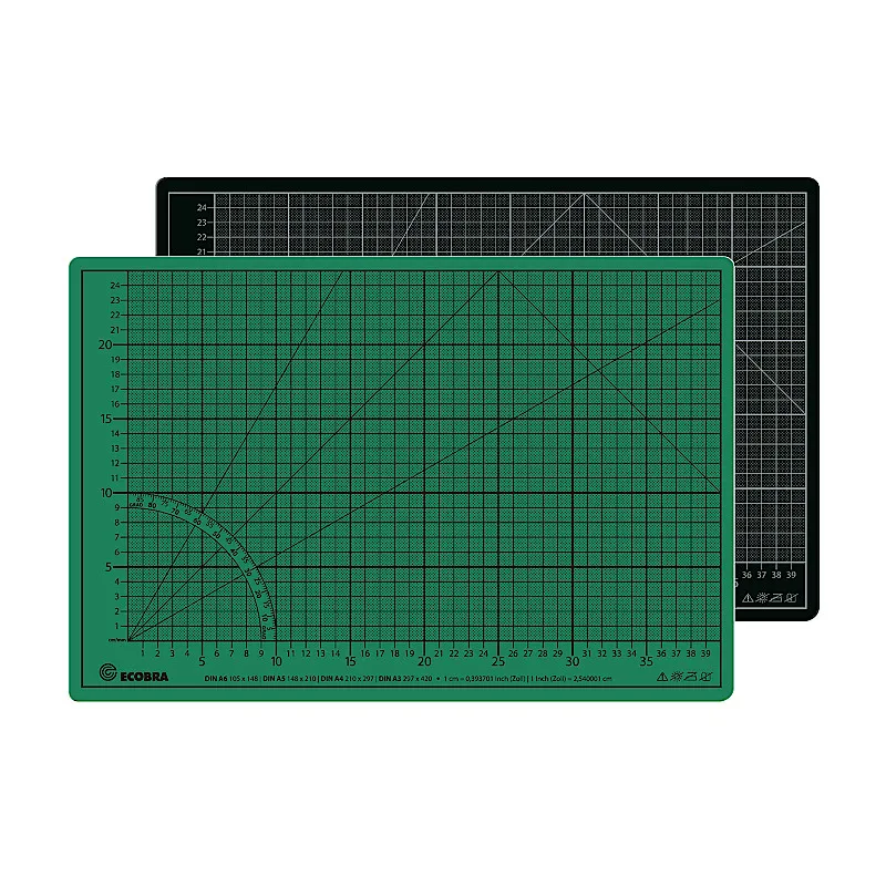 ecobra-profi-cutting-mat-schneidematte-3-mm-gr-n-schwarz image 1