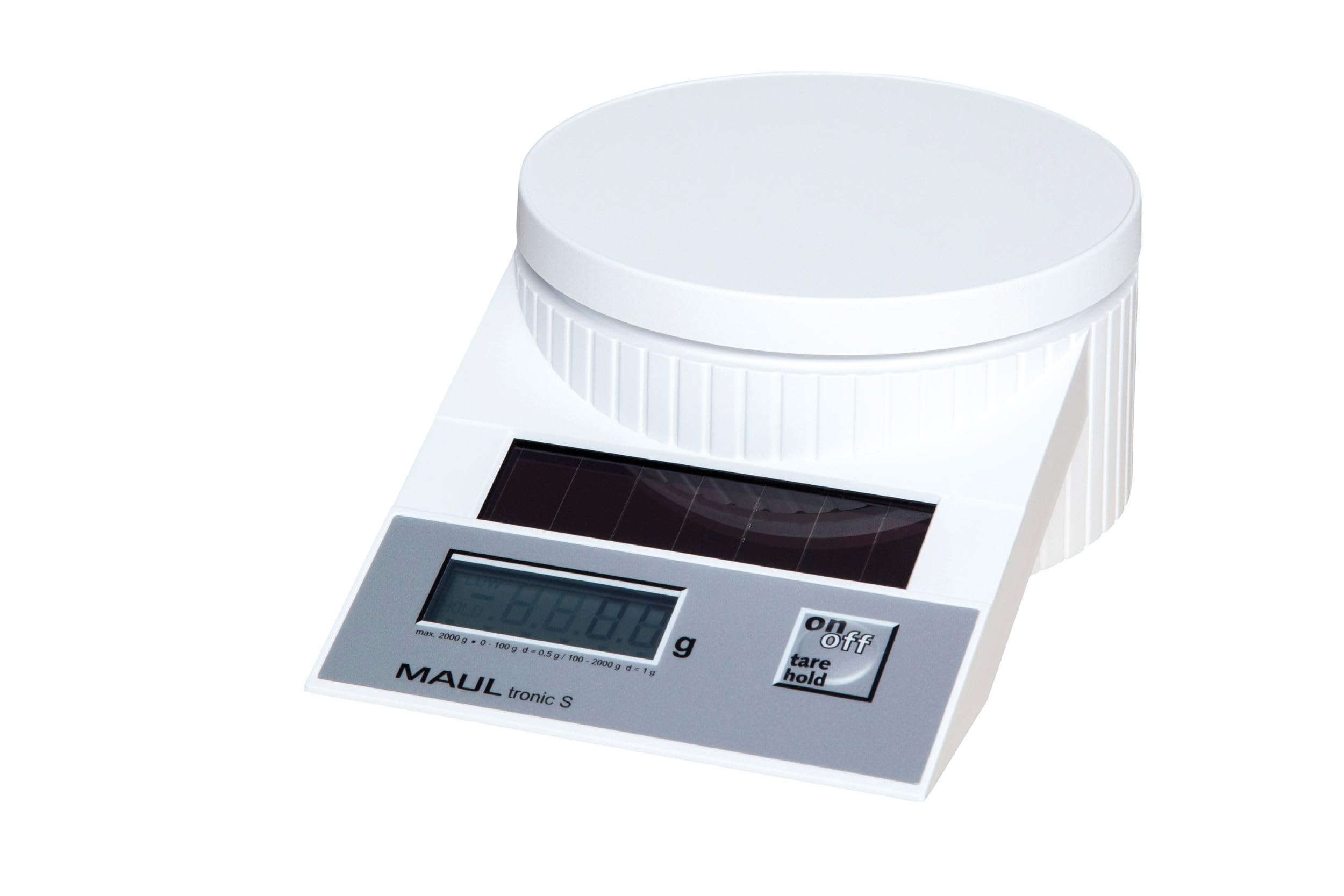 maul-maultronic-s-briefwaage-digital-wei-solar-2-kg-mit-tara-hold image 1