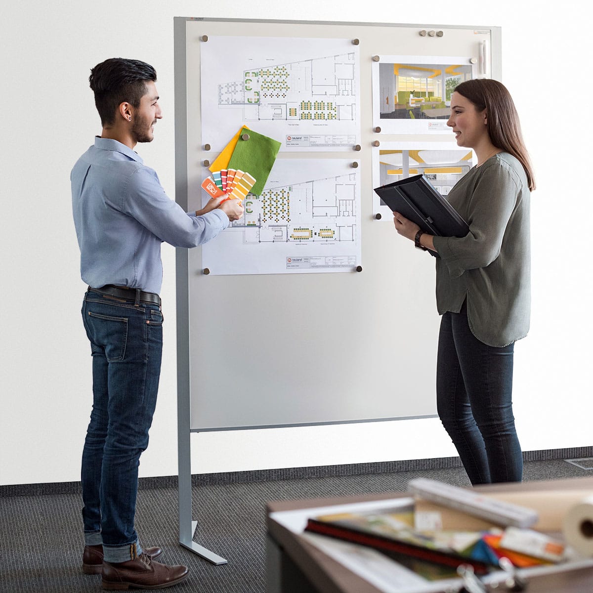 neuland-whiteboard-lw-11-freistehend-beidseitig image 2