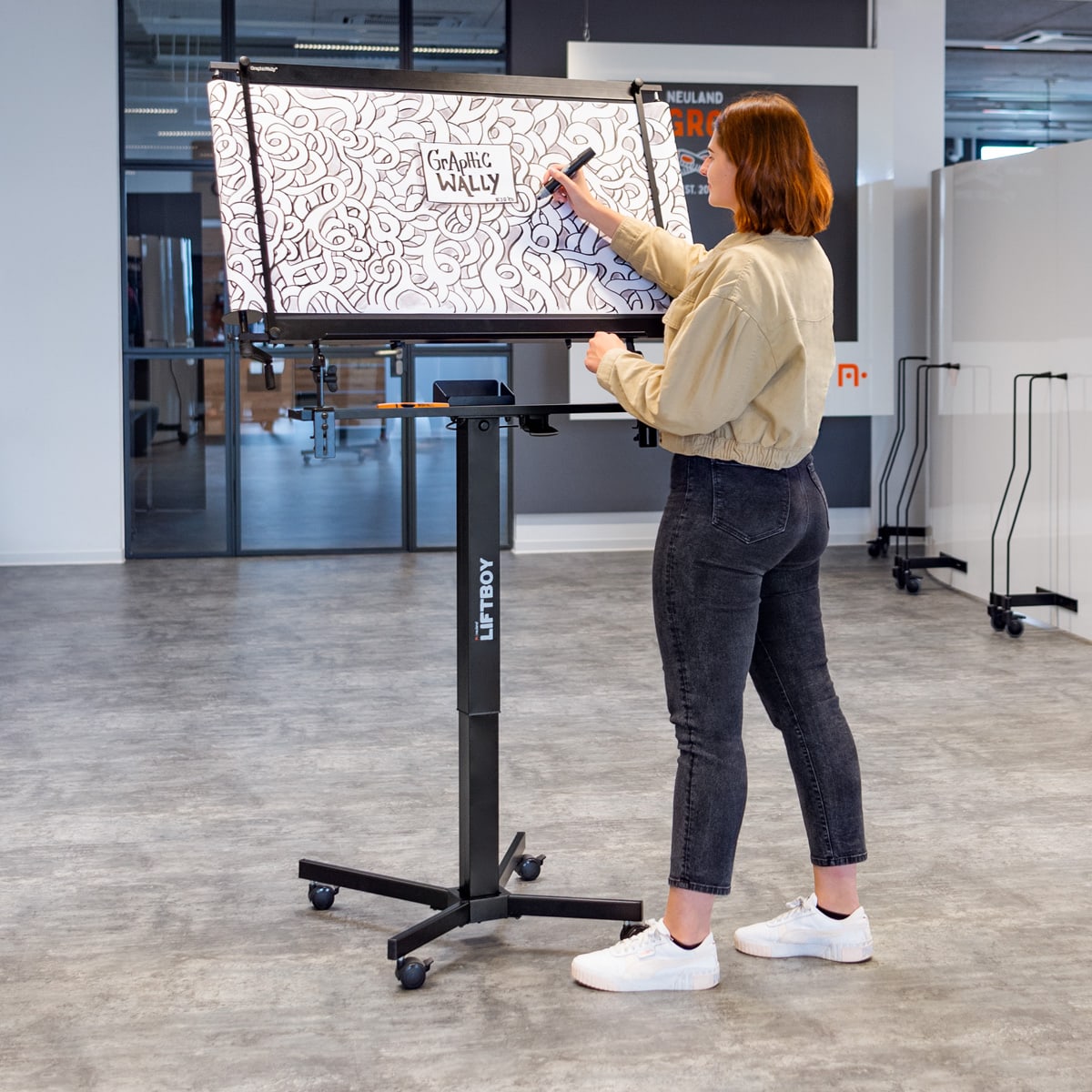 neuland-graphicwally-starter-kit-bundle-mit-liftboy-gestell image 6