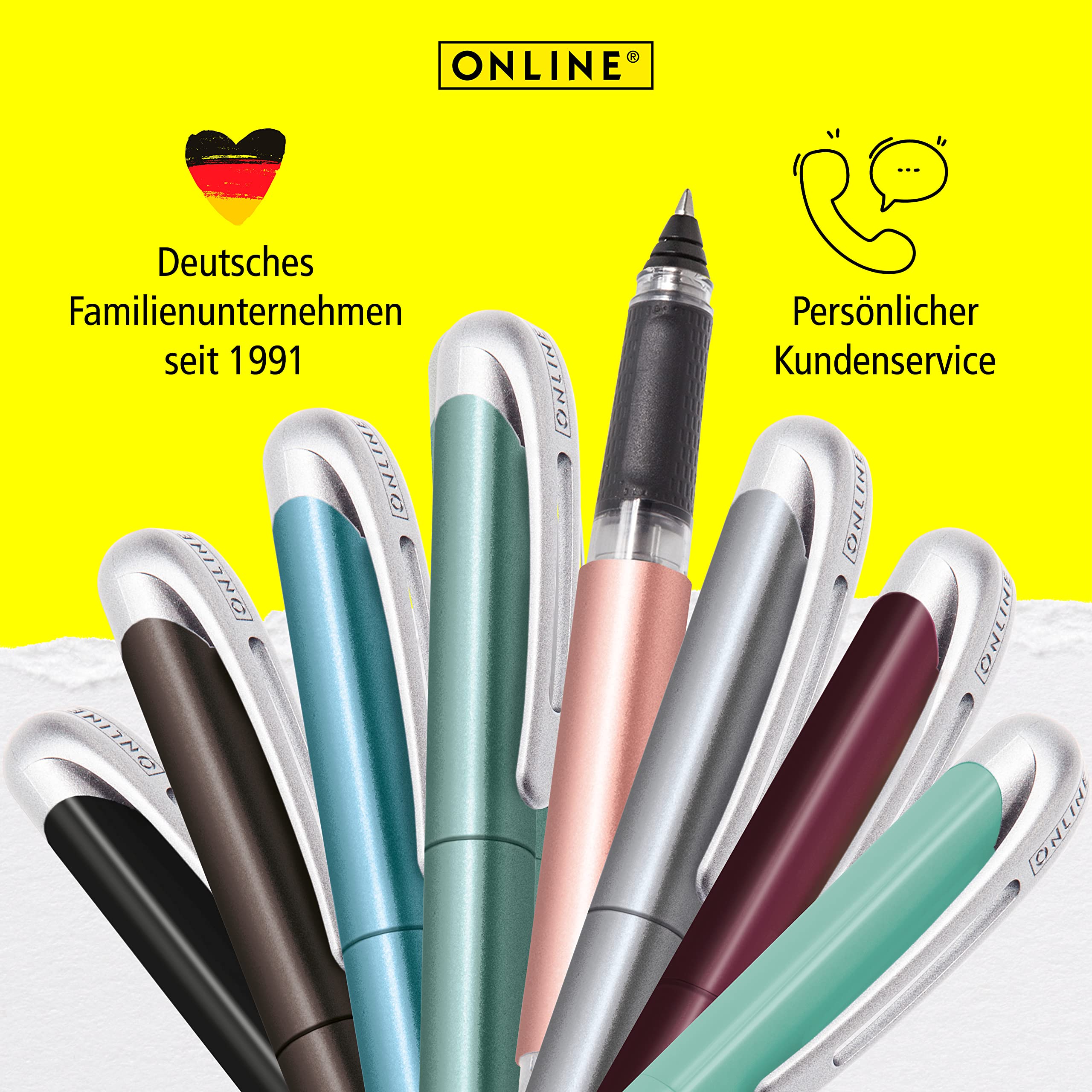 online-tintenpatronen-rollerball-college-metallic-rose-12569-3d image 6