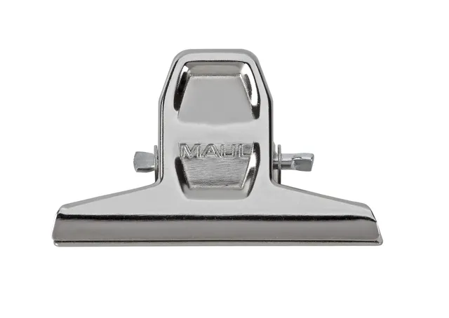maul-papierklemmer-maulpro-silber-metallclip-f-r-120-blatt image 1