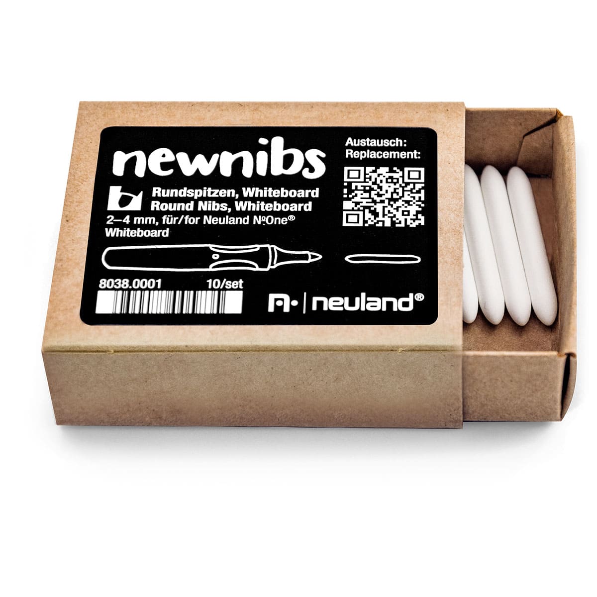 neuland-no-one-whiteboard-ersatz-rundspitzen-2-4-mm-10-st-ck image 2