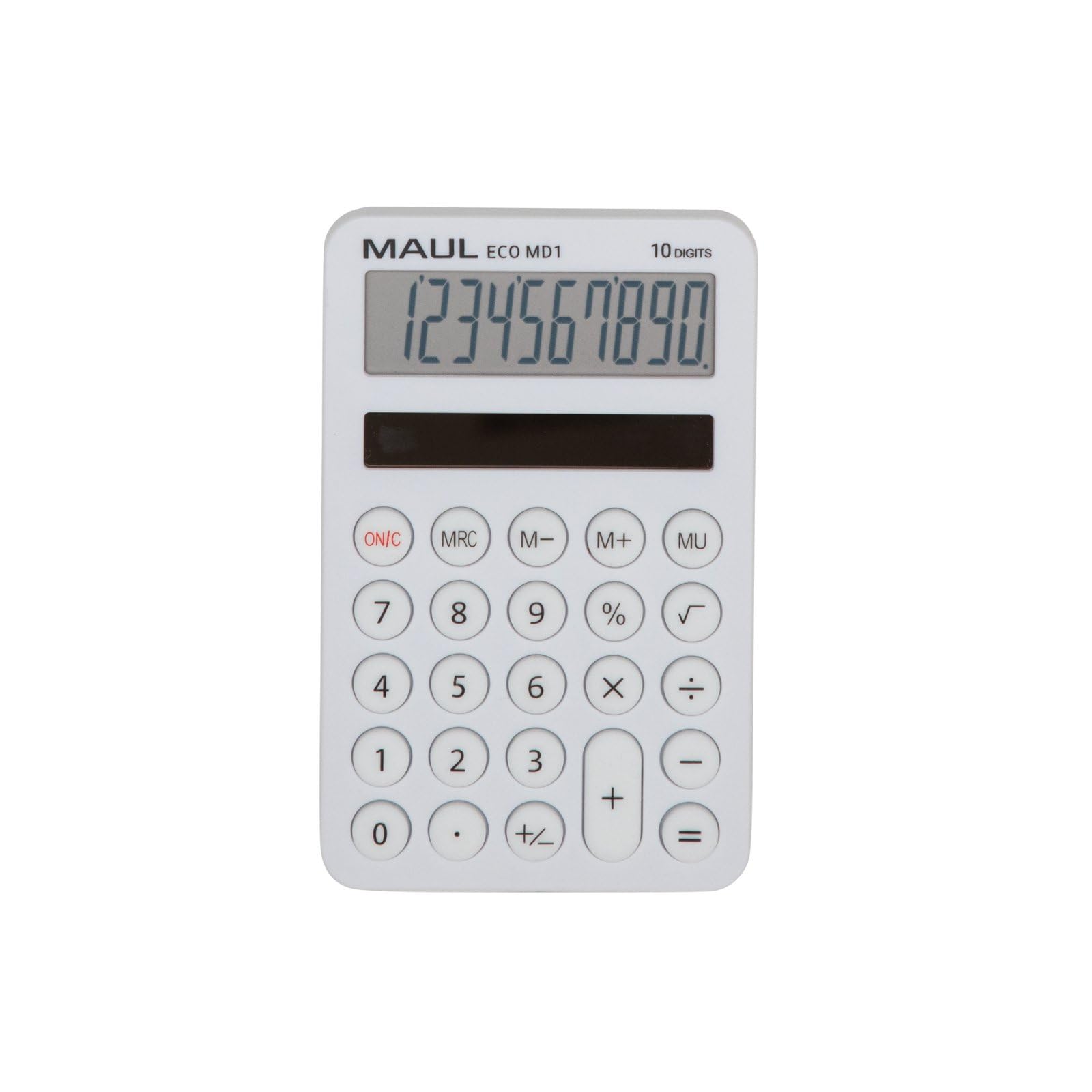 maul-eco-md-1-solarrechner-hellblau-lcd-10-stellig-kompakt image 5