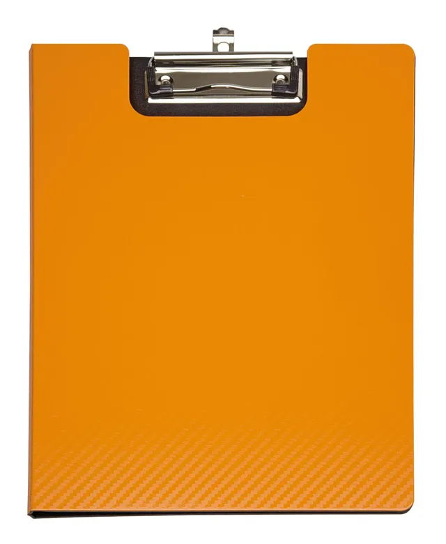 maul-maulflexx-schreibmappe-klemmbrett-a4-orange-hochformat-mit-b-gelklemme image 1