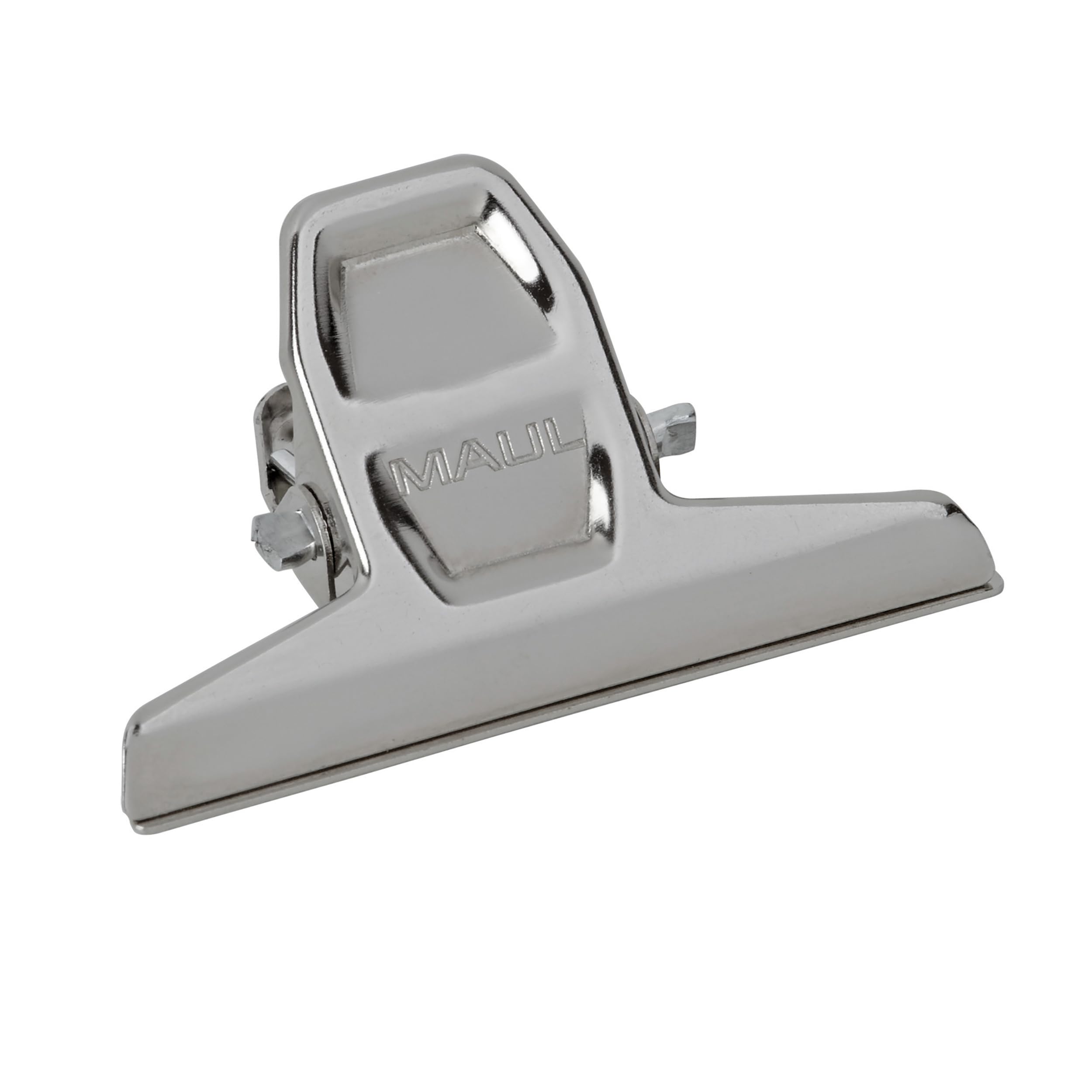 maulpro-papierklemmer-silber-stahl-55-mm-2er-set-f-r-120-blatt image 1